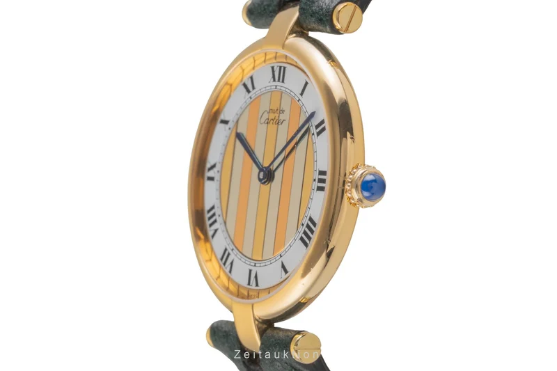 Cartier Vendome silver-gilt quartz unisex 590003 [2503858]