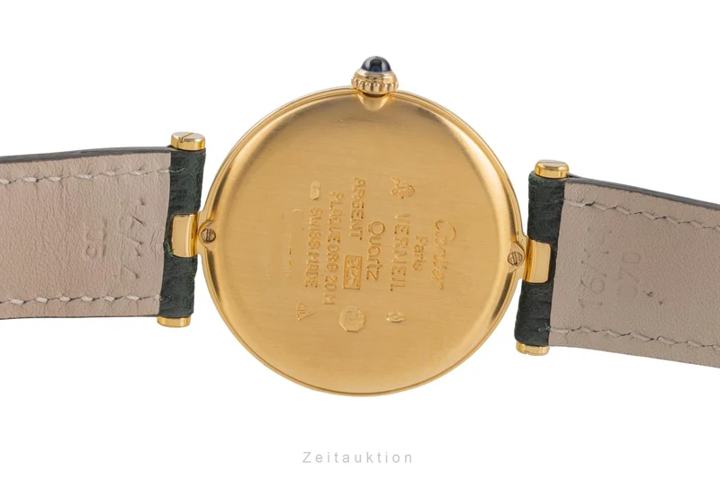 Cartier Vendome silver-gilt quartz unisex 590003 [2503858]
