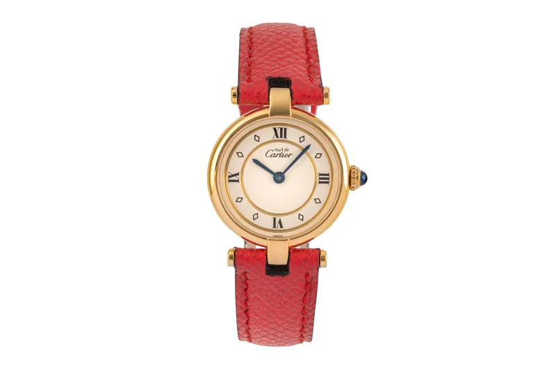 Cartier Vendome silver-gilt quartz women's watch 590004 [2503709]