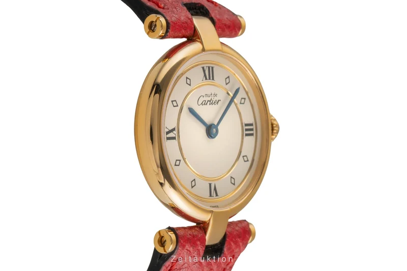 Cartier Vendome silver-gilt quartz women's watch 590004 [2503709]