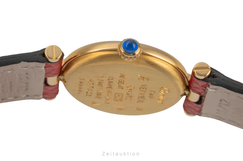 Cartier Vendome silver-gilt quartz women's watch 590004 [2503709]