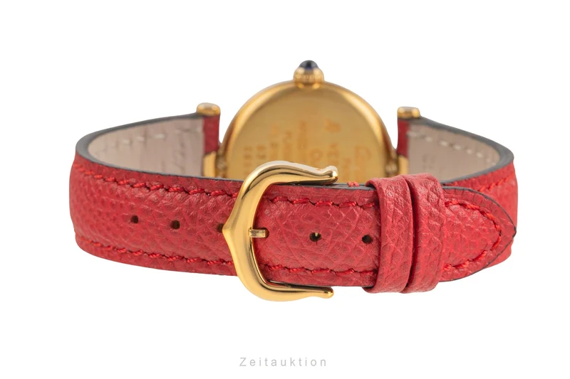 Cartier Vendome silver-gilt quartz women's watch 590004 [2503709]