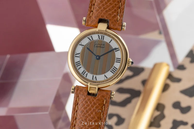 Cartier Vendome silver-gilt quartz women's watch 84978213 [2503759]