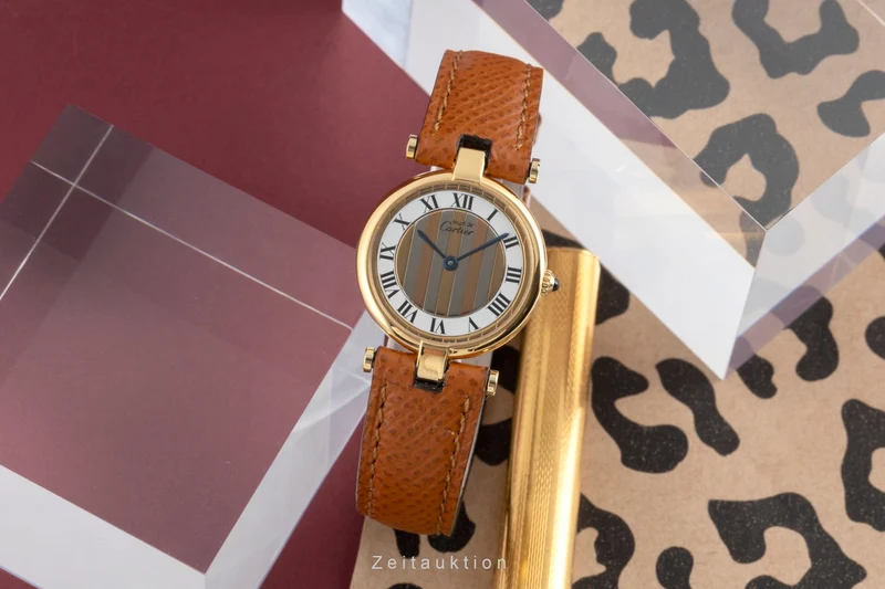 Cartier Vendome silver-gilt quartz women's watch 84978213 [2503759]