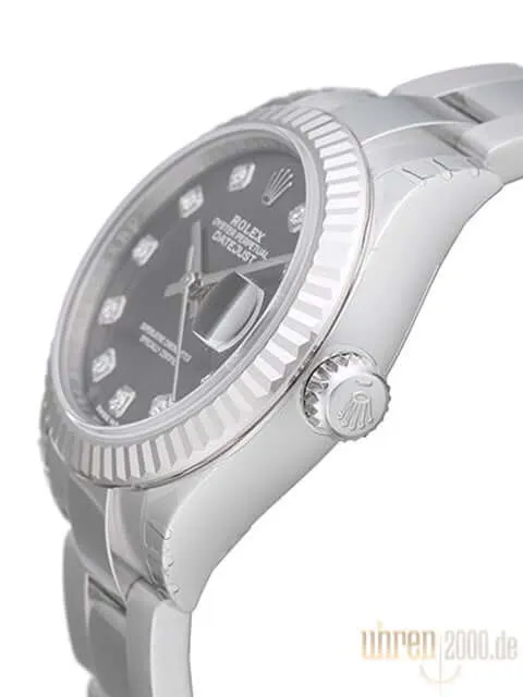 Rolex Datejust 28 279174 Grau Diamant