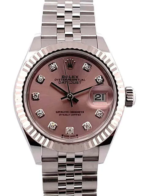 Rolex Datejust 28 279174 Pink Dia Jubile-Band