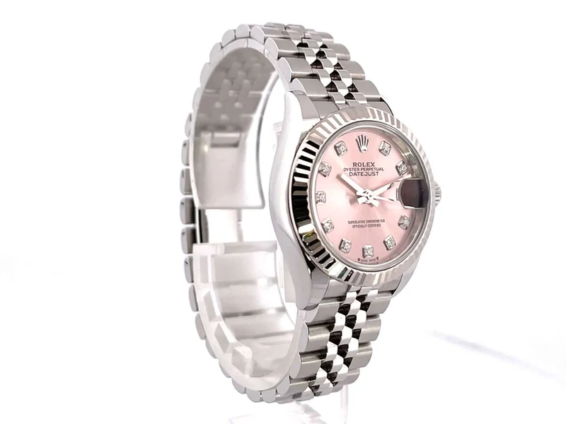 Rolex Datejust 28 279174 Pink Dia Jubile-Band