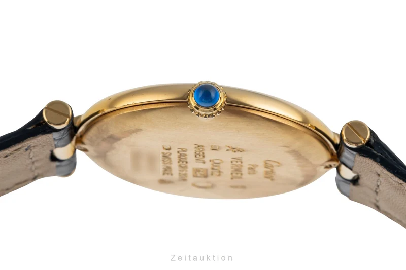 Cartier Vendome silver-gilt quartz unisex 590003 [2503711]