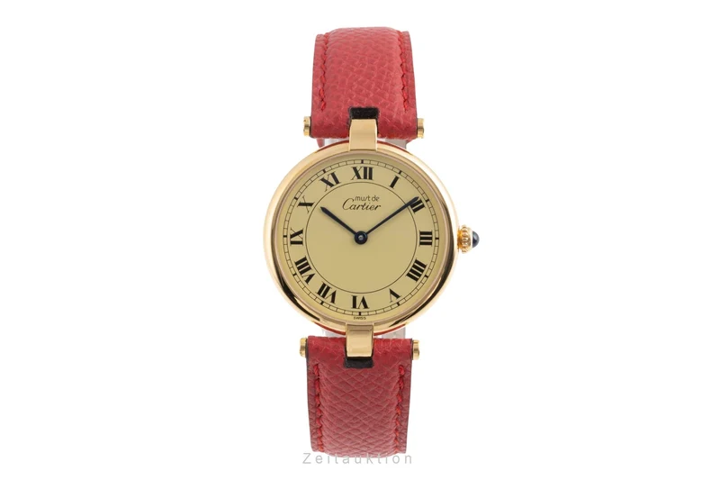 Cartier Vendome silver-gilt quartz unisex 590003 [2504163]