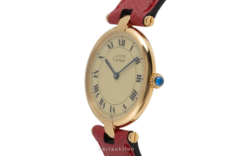 Cartier Vendome silver-gilt quartz unisex 590003 [2504163]