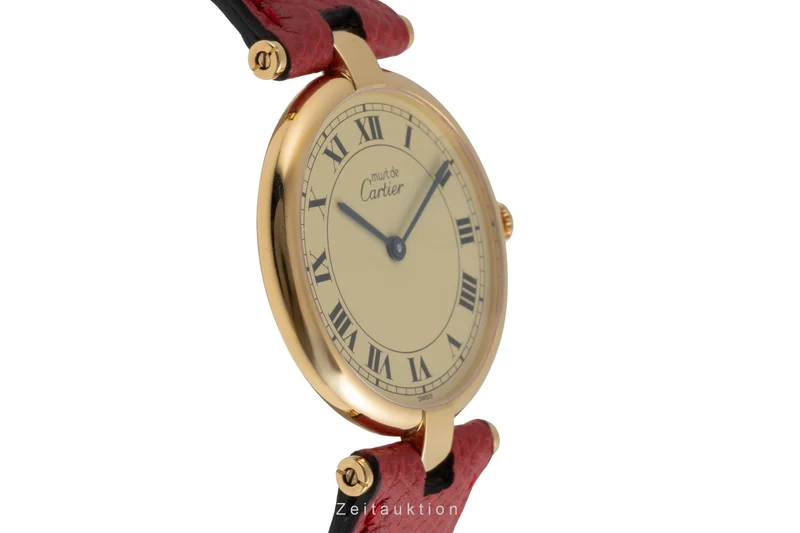 Cartier Vendome silver-gilt quartz unisex 590003 [2504163]