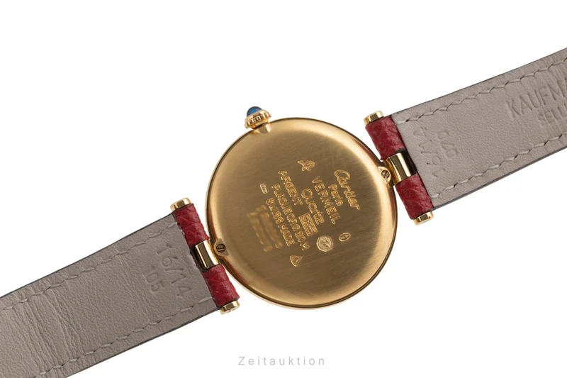 Cartier Vendome silver-gilt quartz unisex 590003 [2504163]