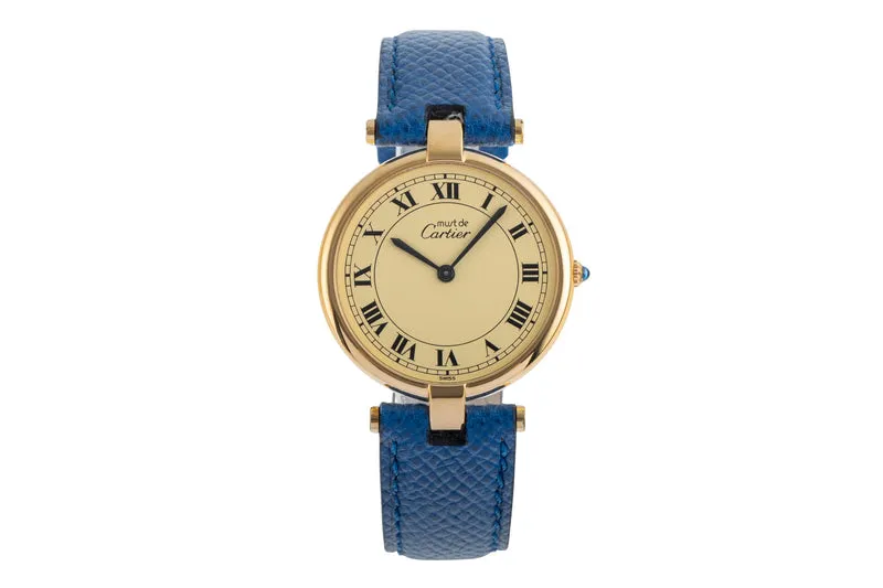 Cartier Vendome silver-gilt quartz unisex 83978213 [2503955]