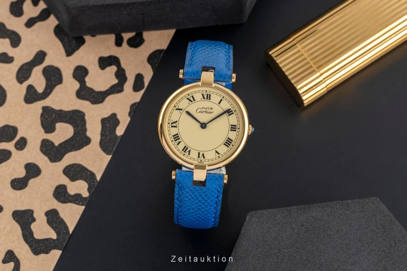 Cartier Vendome silver-gilt quartz unisex 83978213 [2503955]