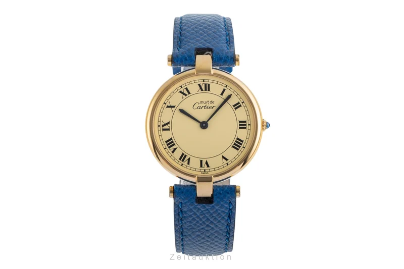 Cartier Vendome silver-gilt quartz unisex 83978213 [2503955]