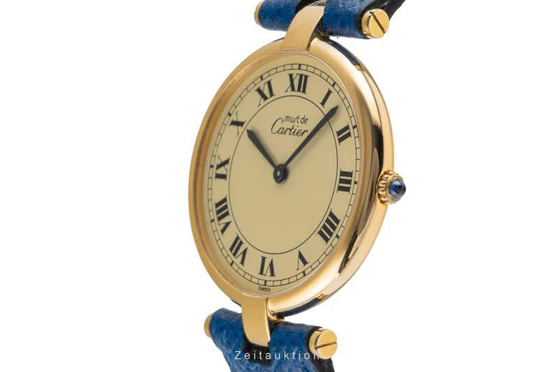 Cartier Vendome silver-gilt quartz unisex 83978213 [2503955]