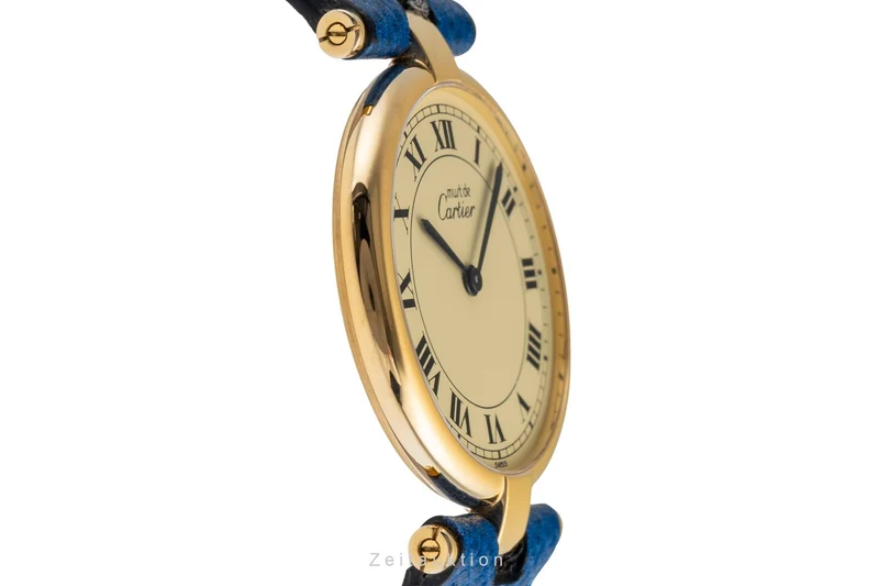 Cartier Vendome silver-gilt quartz unisex 83978213 [2503955]