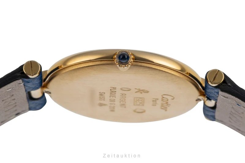 Cartier Vendome silver-gilt quartz unisex 83978213 [2503955]