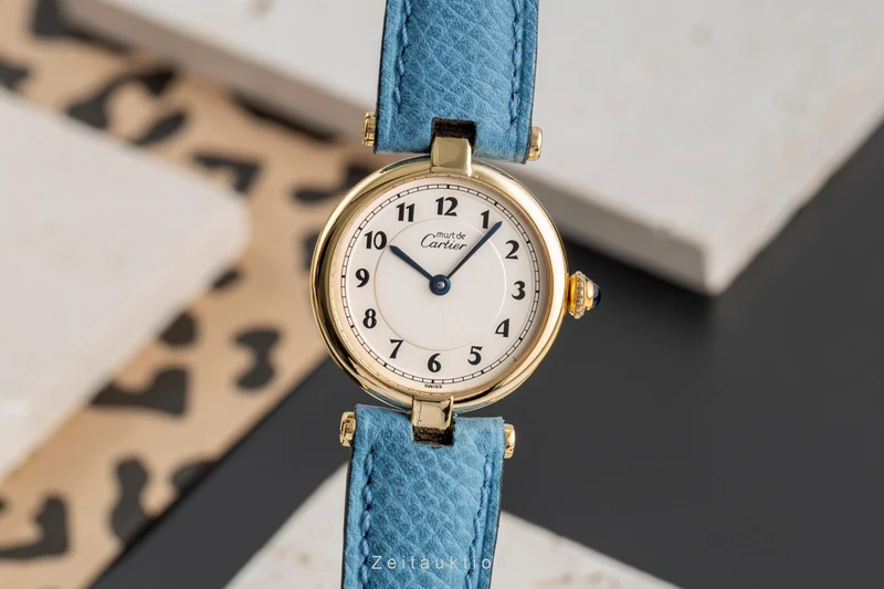 Cartier Vendome silver-gilt quartz women's watch W1002354, 590004 [2504756]