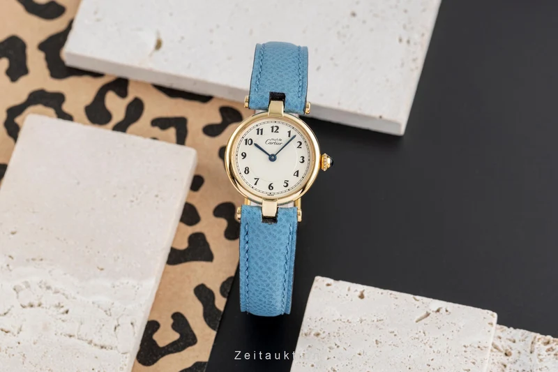 Cartier Vendome silver-gilt quartz women's watch W1002354, 590004 [2504756]