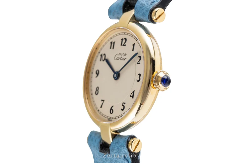 Cartier Vendome silver-gilt quartz women's watch W1002354, 590004 [2504756]