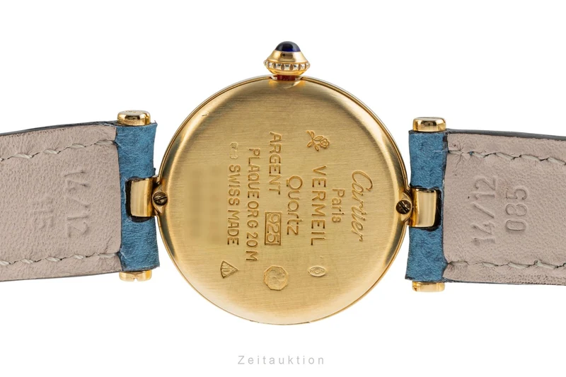 Cartier Vendome silver-gilt quartz women's watch W1002354, 590004 [2504756]