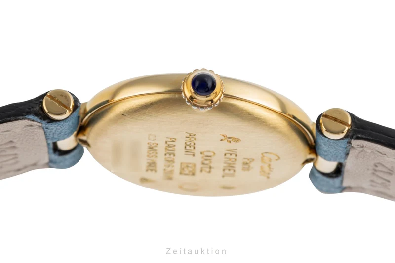 Cartier Vendome silver-gilt quartz women's watch W1002354, 590004 [2504756]