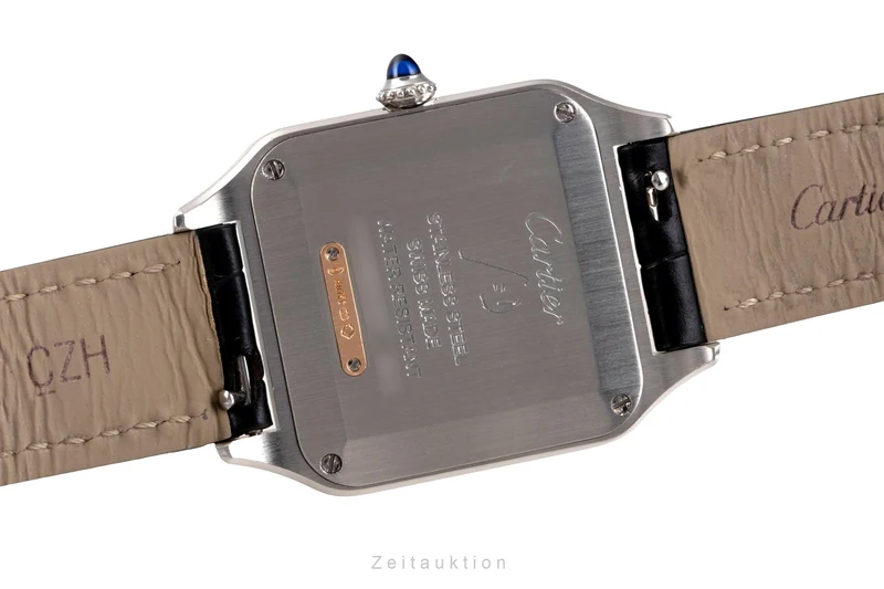 Cartier Santos Dumont steel / gold quartz men's watch W2SA0012 [2505273]