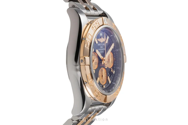 Breitling Chronomat 44 chronograph steel / gold automatic men's watch CB011012/B968 [2505520]