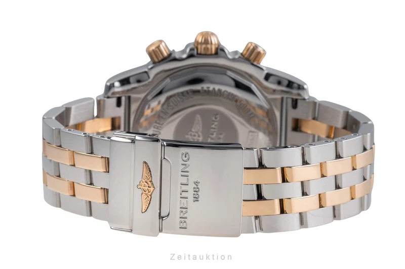 Breitling Chronomat 44 chronograph steel / gold automatic men's watch CB011012/B968 [2505520]
