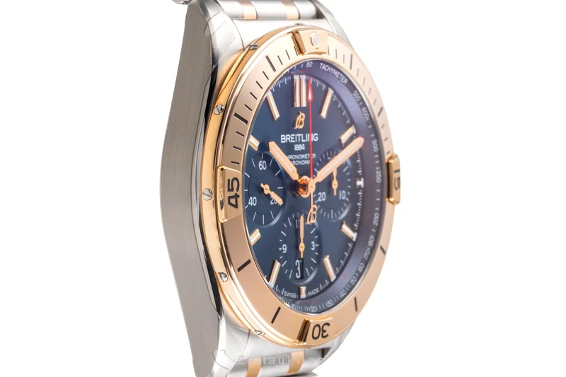 Breitling Chronomat chronograph steel / gold automatic men's watch UB013401C1U1 LP: 13900EUR [2505495]
