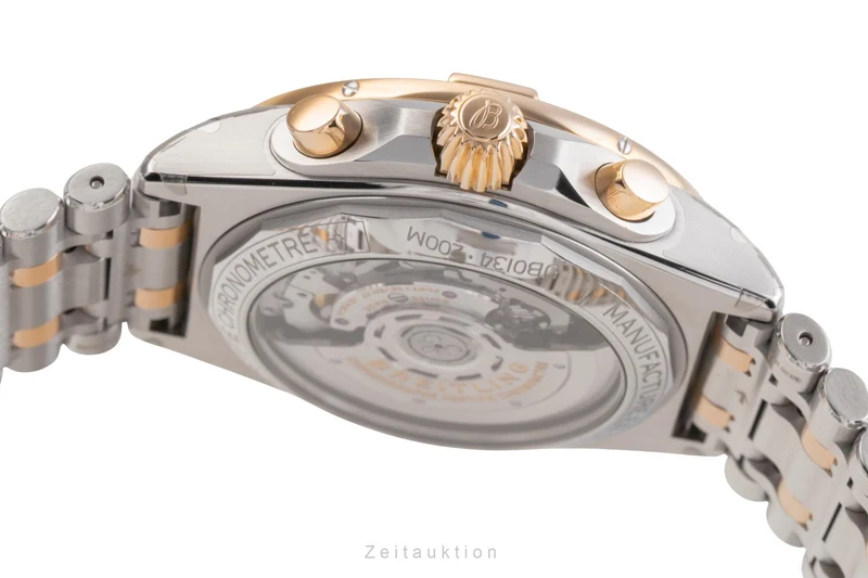 Breitling Chronomat chronograph steel / gold automatic men's watch UB013401C1U1 LP: 13900EUR [2505495]