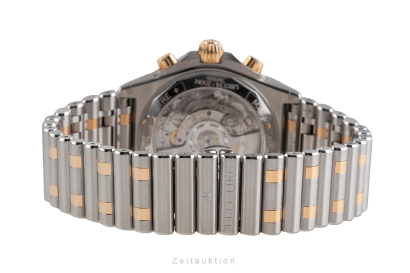 Breitling Chronomat chronograph steel / gold automatic men's watch UB013401C1U1 LP: 13900EUR [2505495]