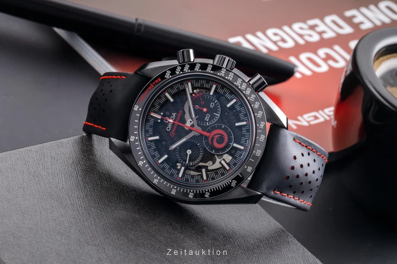 Omega Speedmaster Moonwatch chronograph ceramic manual winding men's watch 311.92.44.30.01.002 [2505503]