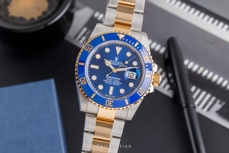 Rolex Submariner steel / gold automatic men's watch 126613LB [2505506]