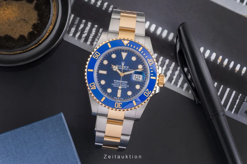 Rolex Submariner steel / gold automatic men's watch 126613LB [2505506]