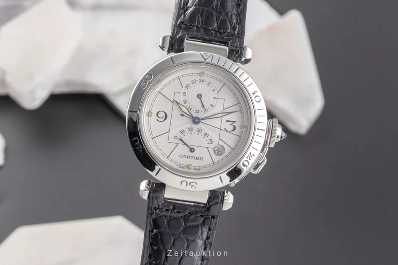 Cartier Pasha steel automatic men's watch W3103755 [2503333]
