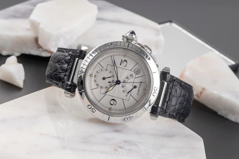 Cartier Pasha steel automatic men's watch W3103755 [2503333]