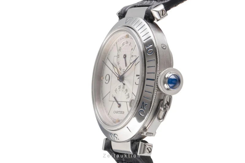 Cartier Pasha steel automatic men's watch W3103755 [2503333]