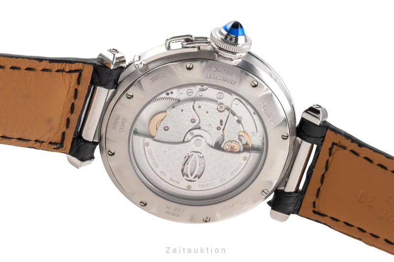 Cartier Pasha steel automatic men's watch W3103755 [2503333]