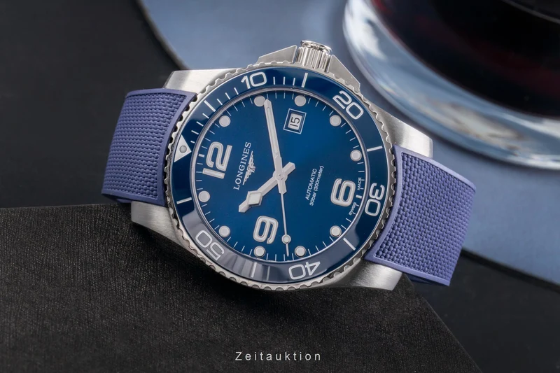 Longines Hydro Conquest steel automatic men's watch L3.781.4.96.9 LP: 1500EUR [2505103]