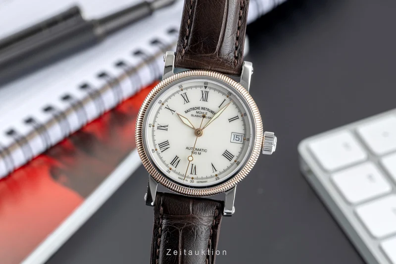 Mühle Medium steel / gold automatic men's watch M13170 [2503492]