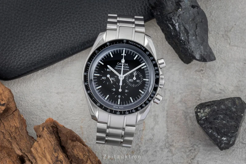 Omega Speedmaster Moonwatch chronograph steel manual winding men's watch 3570.50.00 LP: 7600EUR [2504180]