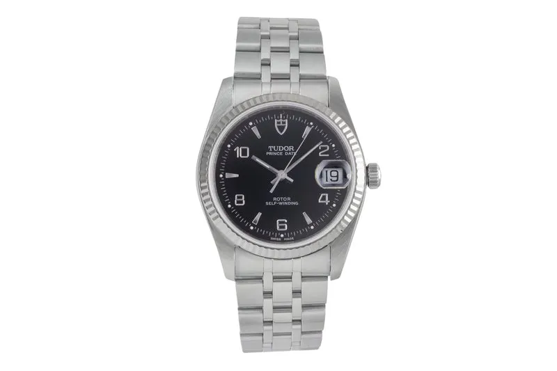 Tudor Prince Date steel / white gold automatic men's watch 74034 [2505499]