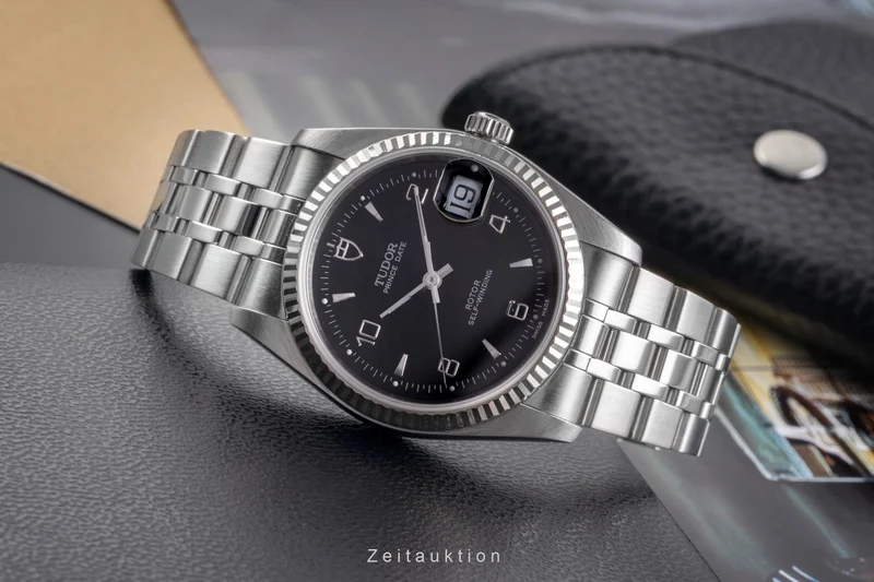 Tudor Prince Date steel / white gold automatic men's watch 74034 [2505499]