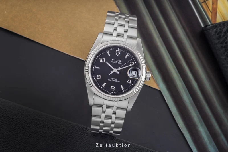 Tudor Prince Date steel / white gold automatic men's watch 74034 [2505499]