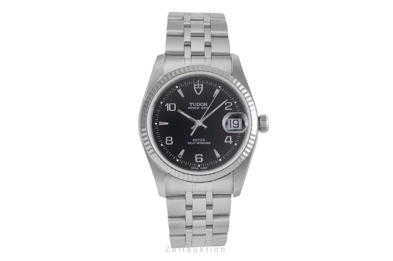 Tudor Prince Date steel / white gold automatic men's watch 74034 [2505499]