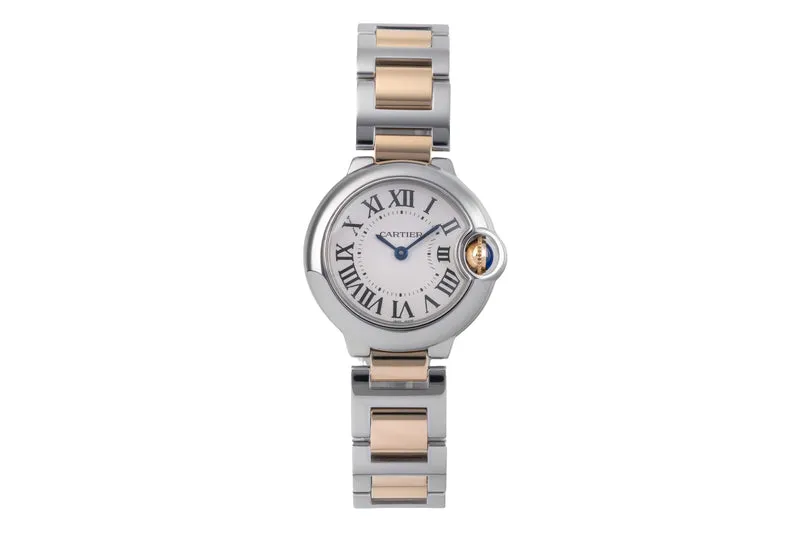 Cartier Ballon Bleu de Cartier steel / gold quartz women's watch W69007Z3 [2504956]