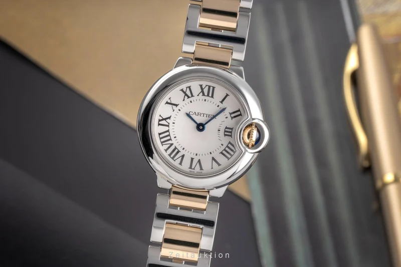 Cartier Ballon Bleu de Cartier steel / gold quartz women's watch W69007Z3 [2504956]