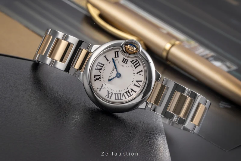 Cartier Ballon Bleu de Cartier steel / gold quartz women's watch W69007Z3 [2504956]